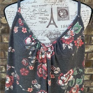 Gathered V-Neck Jumpsuit